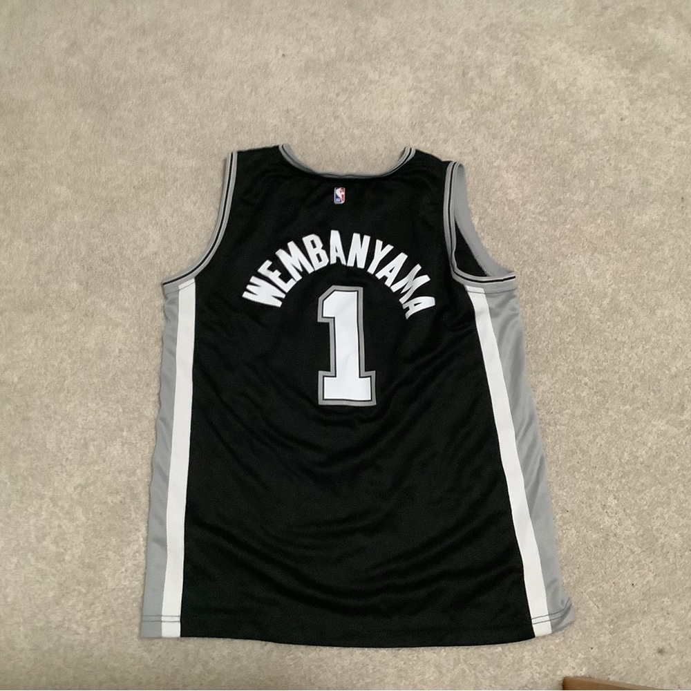 Fanatics Black and Gray Kids Jersey